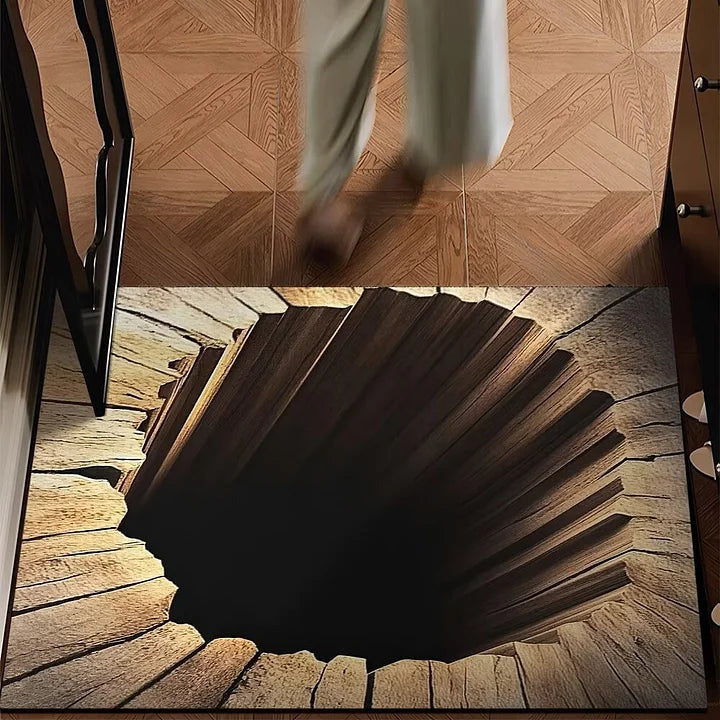 Tapis Illusion 3D – Effet Gouffre Ultra Réaliste