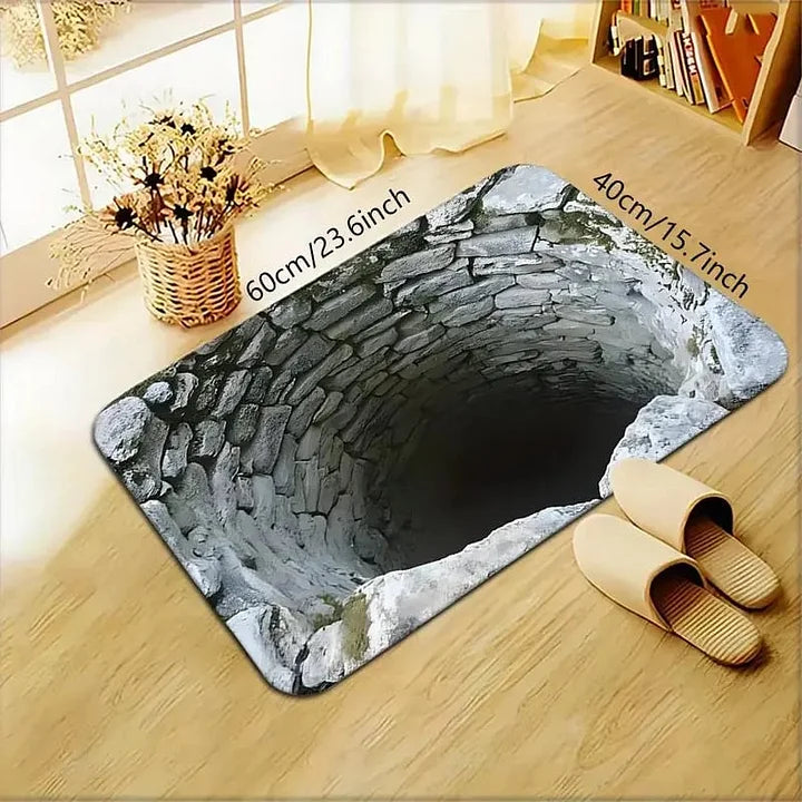 Tapis Illusion 3D – Effet Gouffre Ultra Réaliste