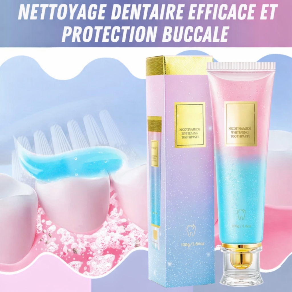 GlowMint™ – Dentifrice à la niacinamide pour des dents plus blanches ✨🦷