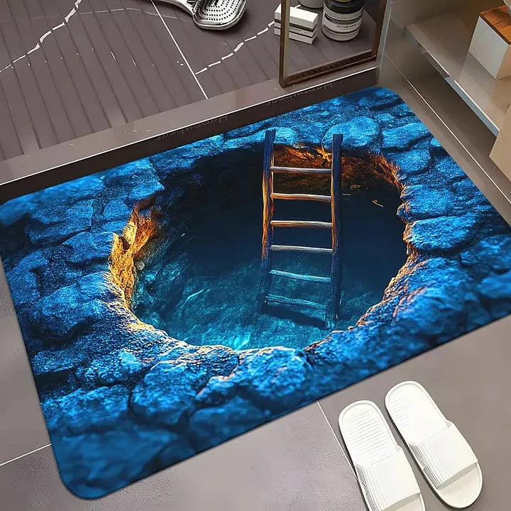Tapis Illusion 3D – Effet Gouffre Ultra Réaliste