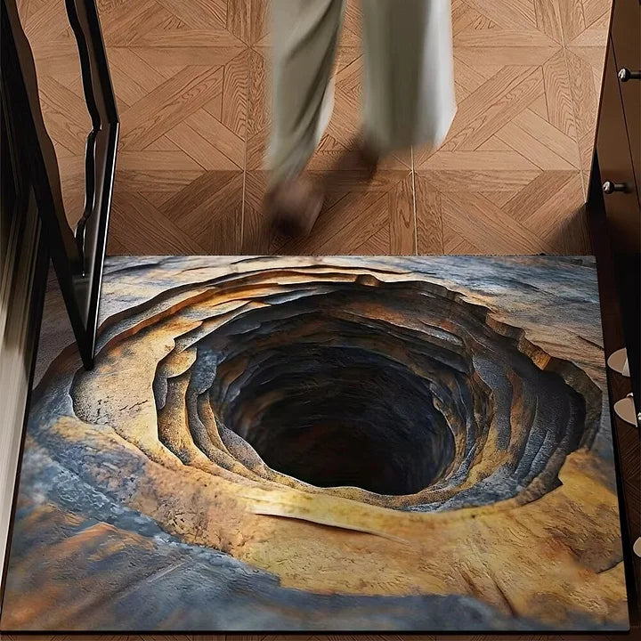 Tapis Illusion 3D – Effet Gouffre Ultra Réaliste