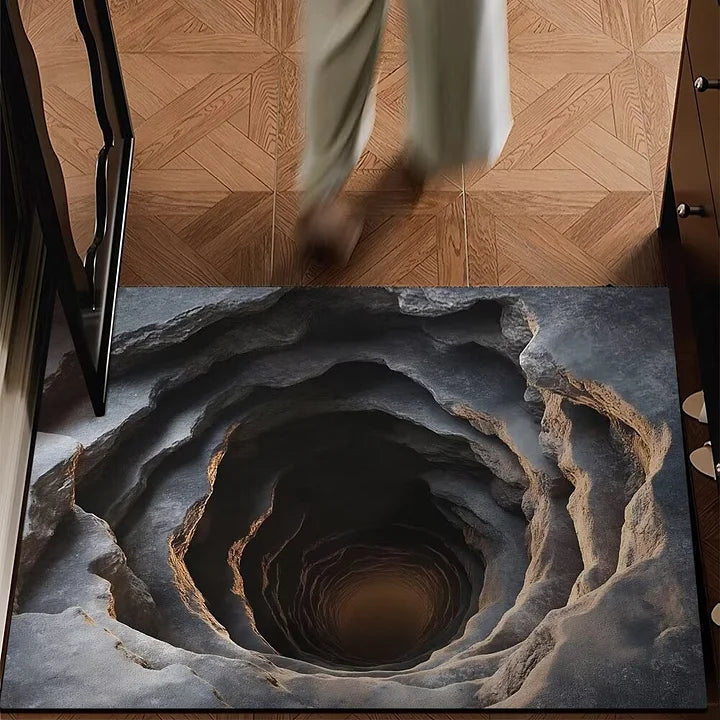 Tapis Illusion 3D – Effet Gouffre Ultra Réaliste