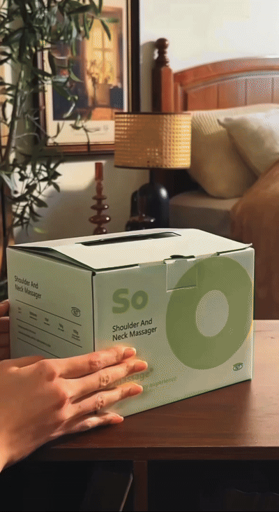 Véritable masseur pour cou et épaules à mains réelles