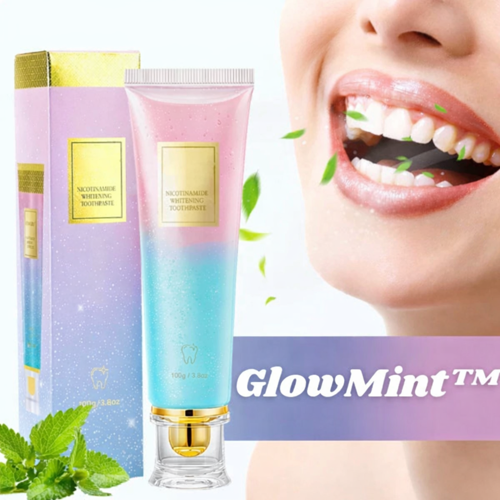 GlowMint™ – Dentifrice à la niacinamide pour des dents plus blanches ✨🦷