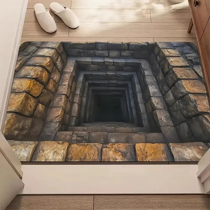 Tapis Illusion 3D – Effet Gouffre Ultra Réaliste