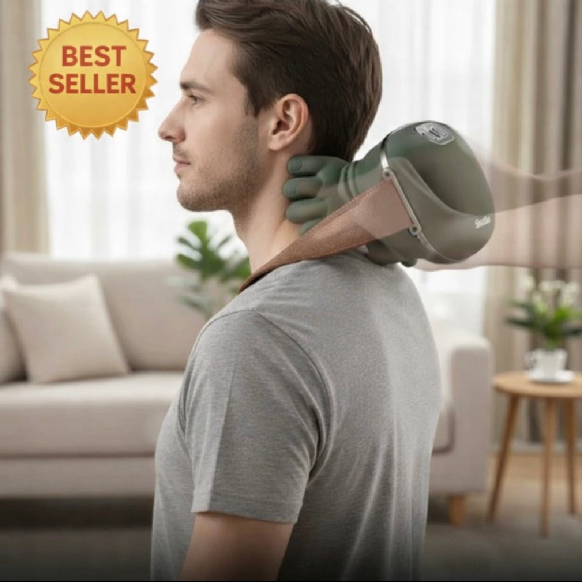 Masseur Cervical Chauffant Pro™ — Soulagement Instantané des Tensions