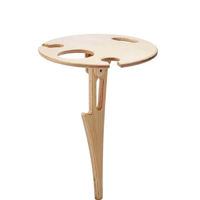 WineEase™ Table pliante pour bouteille de vin