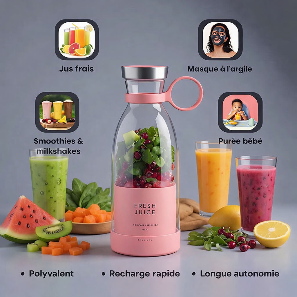 JuiceGo™ – Smoothies sans effort à emporter
