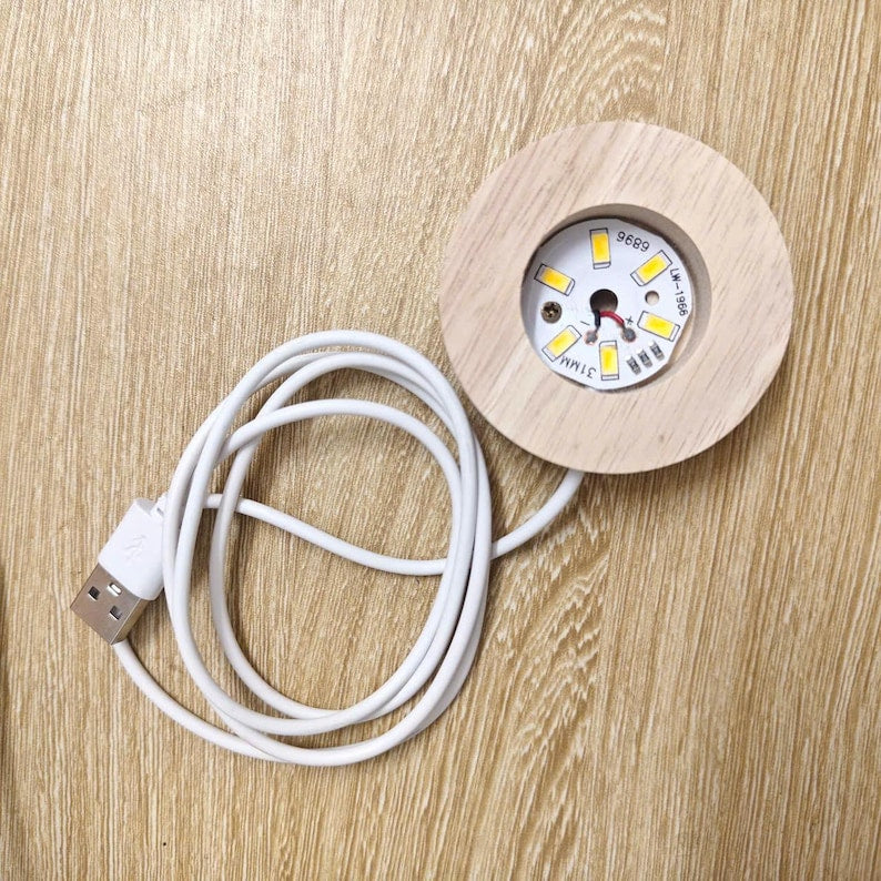 Lampe de nuit LED Tulipe - Serenya 