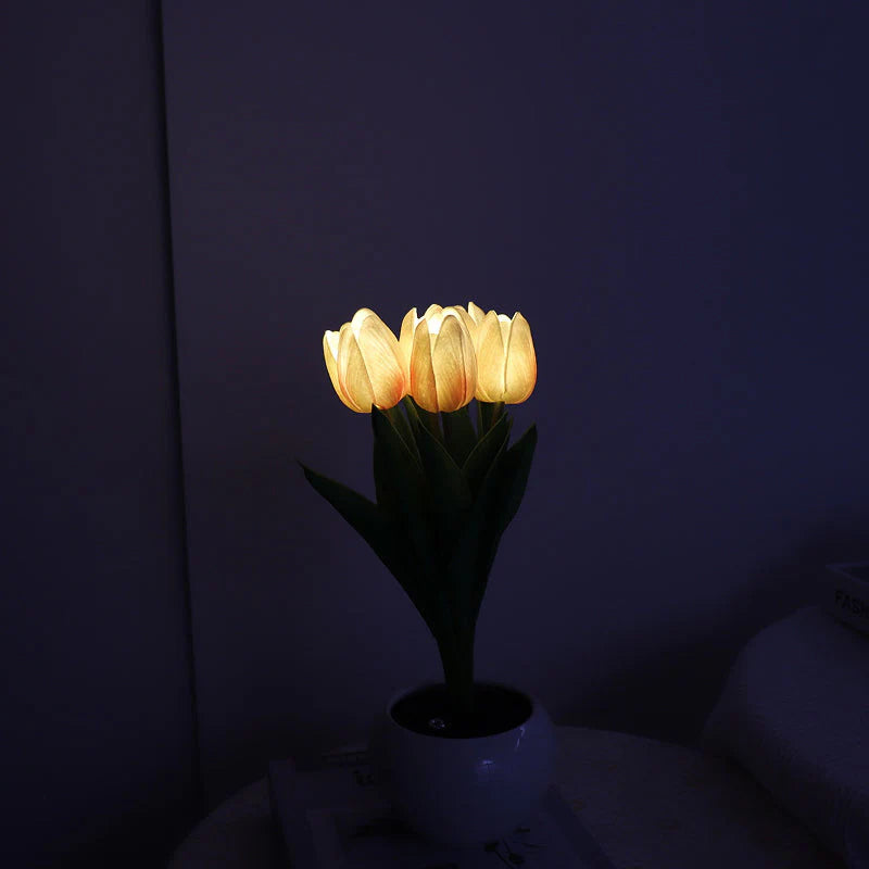 Lampe de nuit LED Tulipe - Serenya 