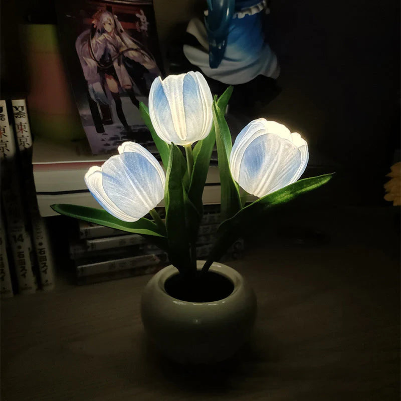Lampe de nuit LED Tulipe - Serenya 