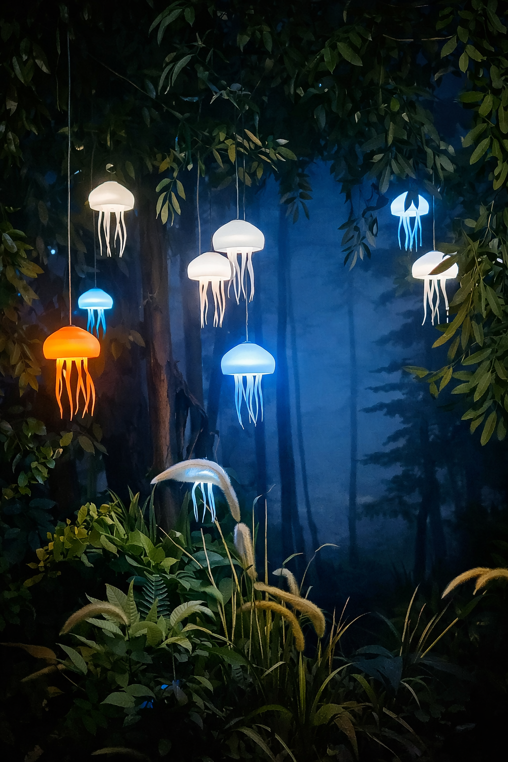 🪼 Lampe Méduse Nageante — Ambiance Hypnotique & Relax